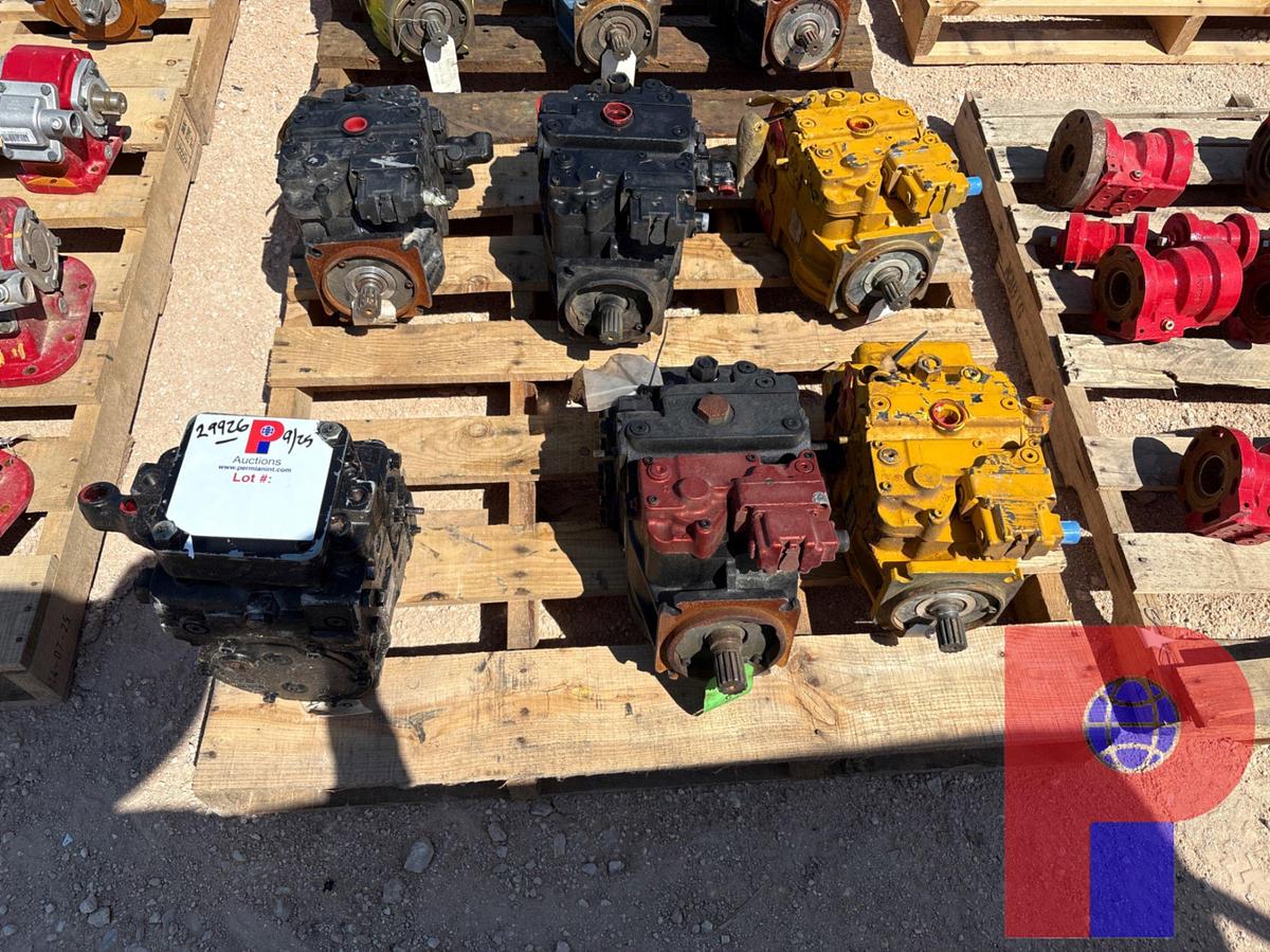 Used (6) ASSORTED HYDRAULIC MOTORS