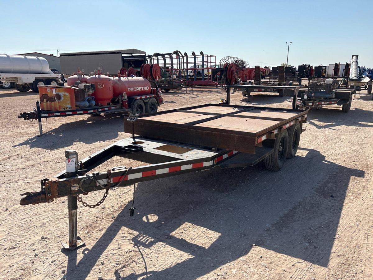 Used 2018 SAGE OIL VAC 12’ X 88” T/A BUMPER PULL LUBE TRAILER