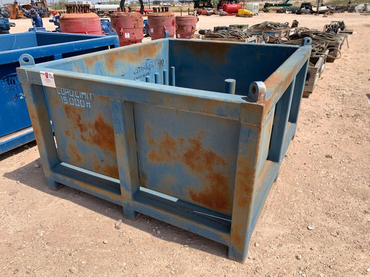 Used 80” x 68” x 40” Tool Transport Basket