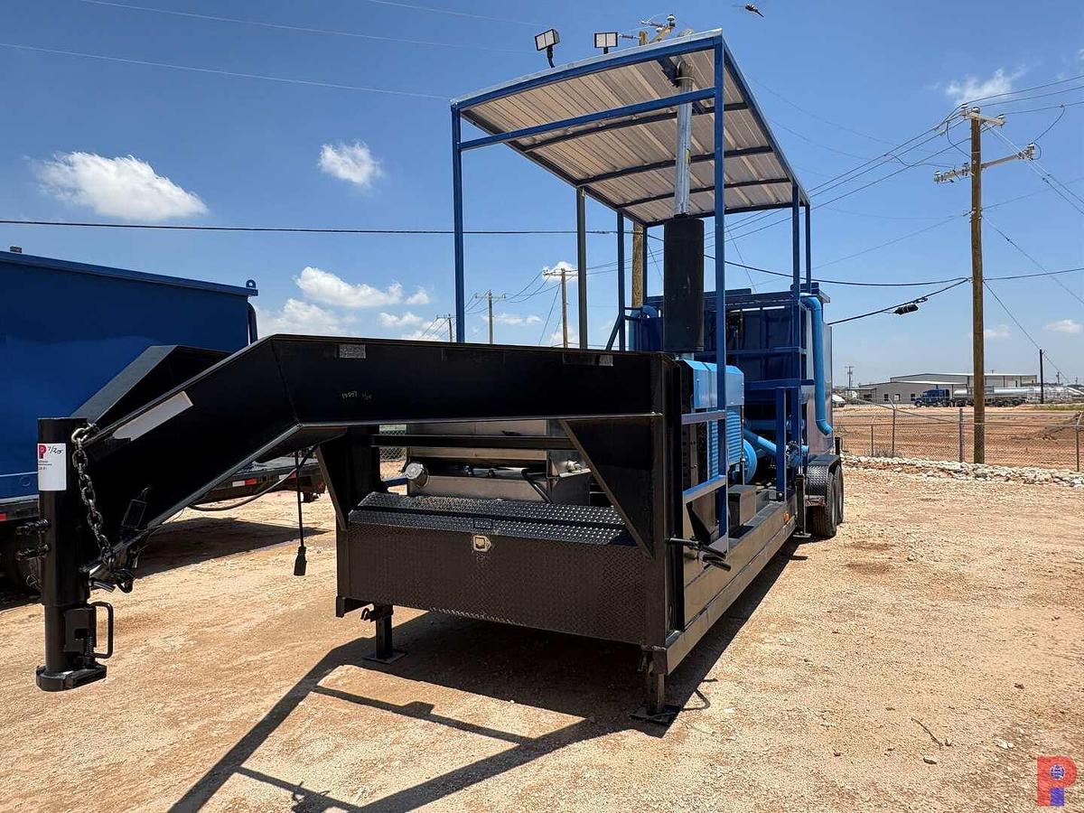 Used 2022 28’ X 7’ T/A GOOSENECK PORTABLE BATCH MIXING TRAILER