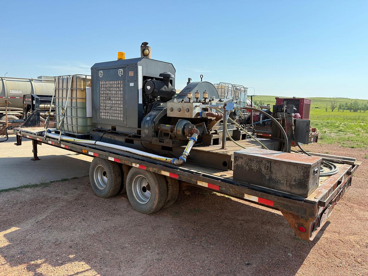 Used 15K WP TORQUE & TEST UNIT MTD ON 2013 PJ DUAL T/A GOOSENECK TRAILER