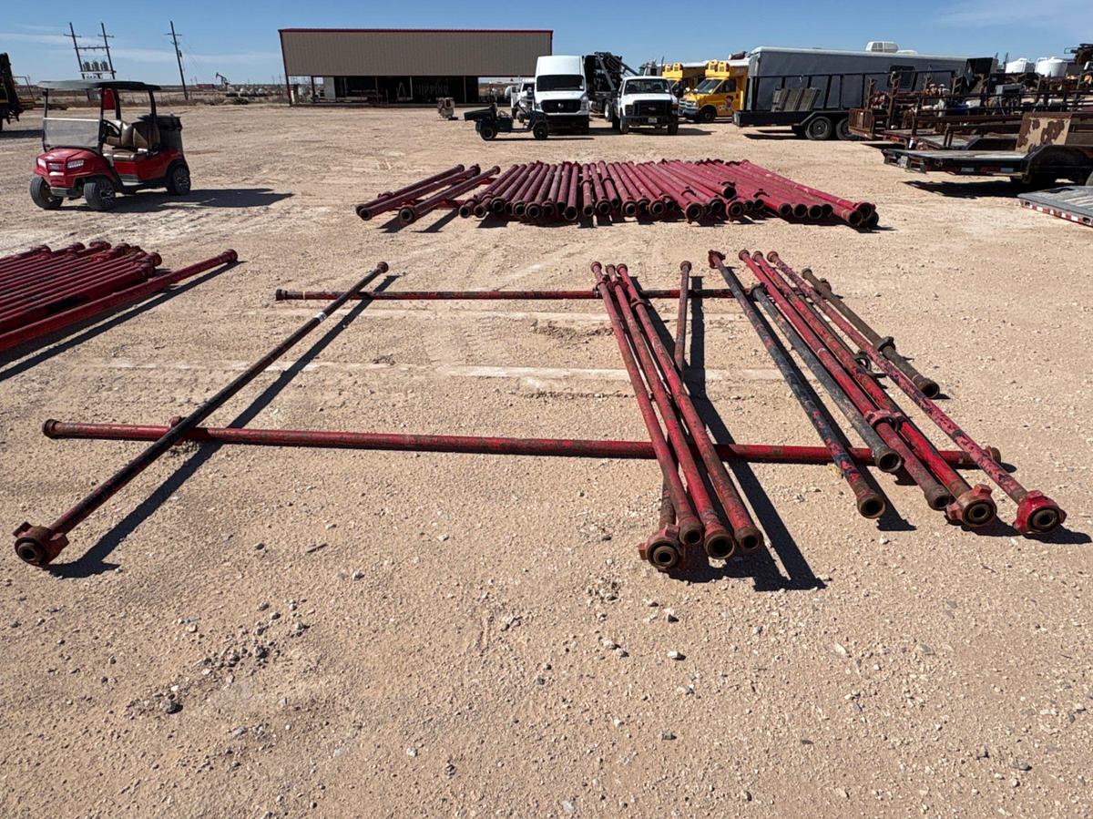 Used (14X$) (11) 2” x 15’ & (3) 2” x 10’ 1502 flow iron