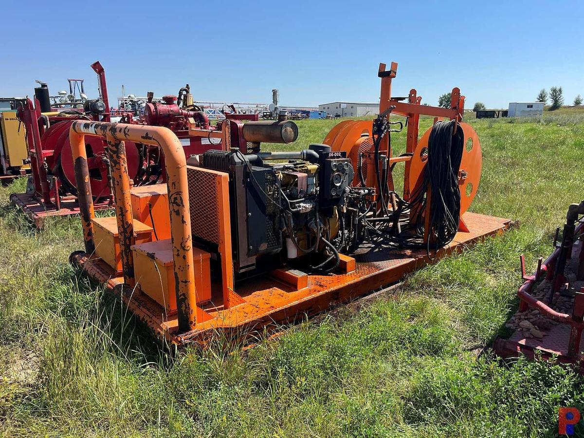 Used BOWEN 80 TON 2.5 SWIVEL P/B CATERPILLAR C4.4, SKIDDED (INCOMPLETE)