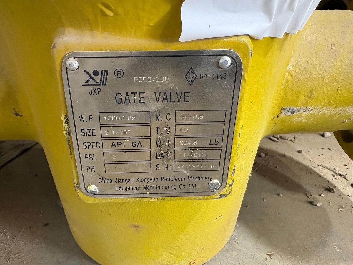 Used (7x$) (7) 2-1/16” 10K gate valves