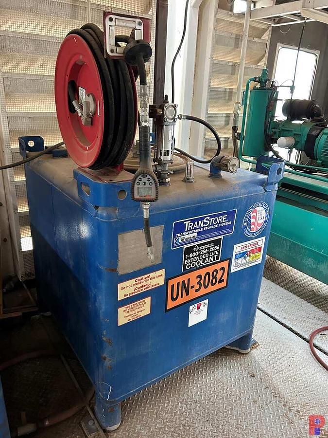 Used TRANSTORE STACKABLE STEEL 350 GALLON LUBE TANK