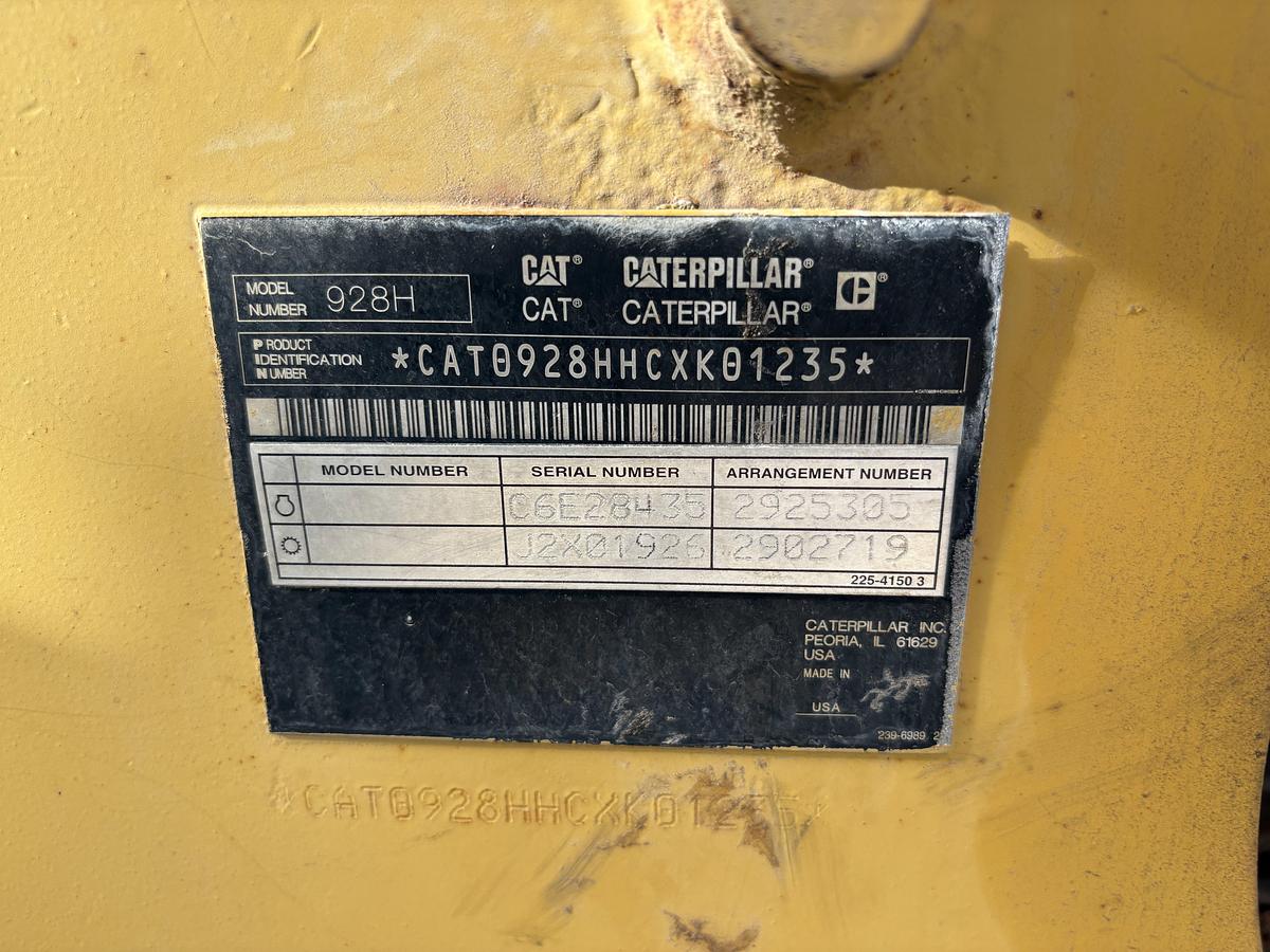 Used 2010 CATERPILLAR 928HZ WHEEL LOADER
