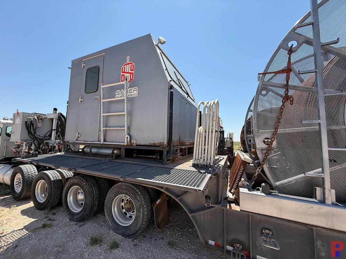 Used 2012 TOTAL EQUIPMENT AND SERVICE 15K 1-1/4” 4-AXLE COIL TUBING  TRAILER
