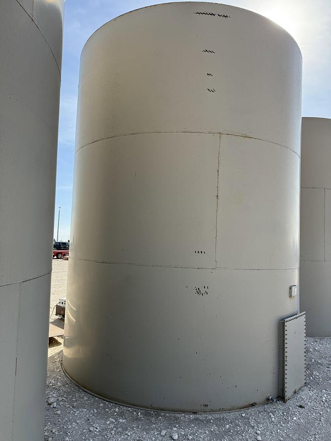 Used 2006 CRALL PRODUCTS 12’ DIA X 15’ H 300 BBL CRUDE OIL STORAGE TANK