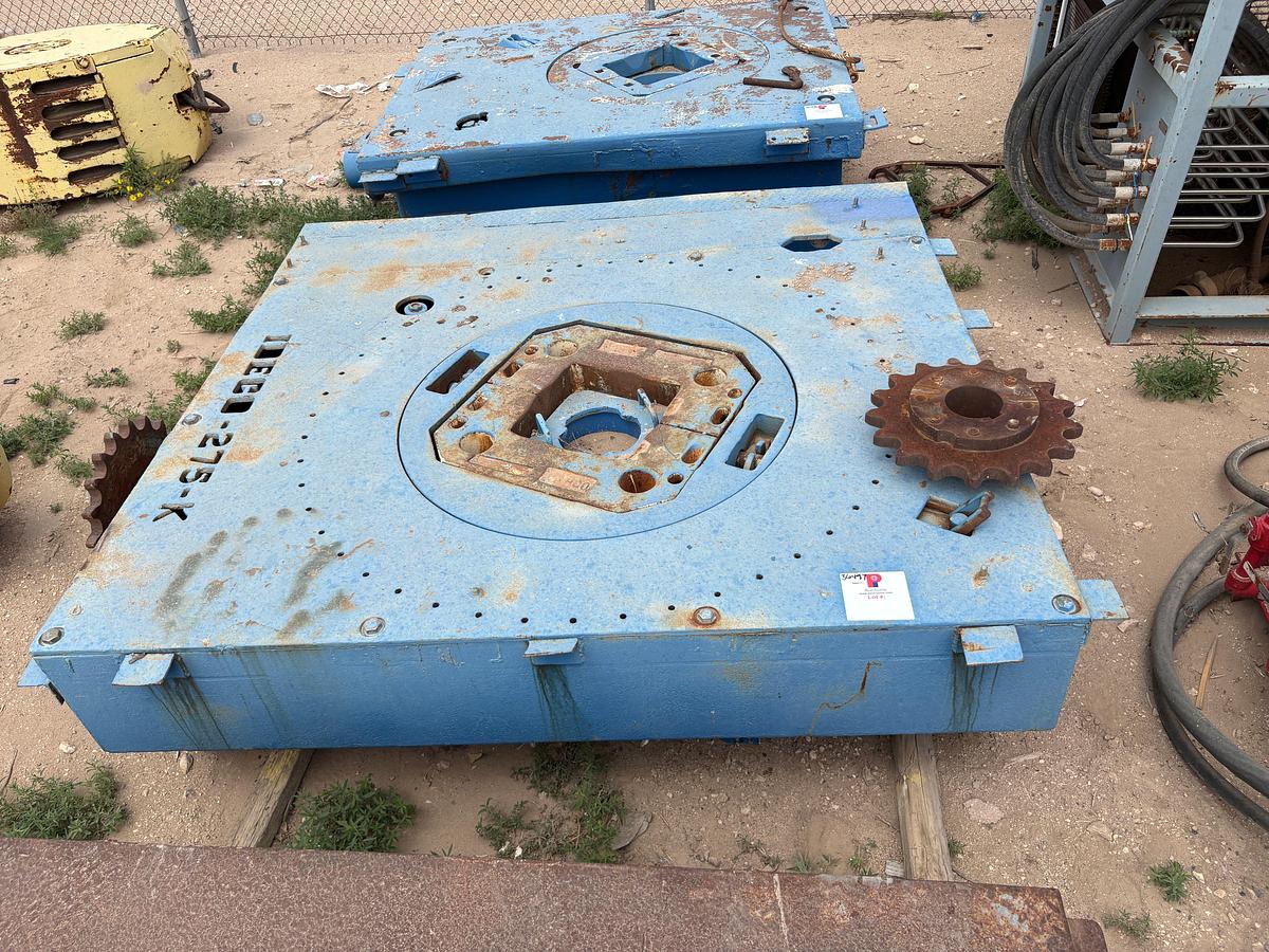 Used IDECO-275-K 27.5” rotary table W/ Varco split master bushing