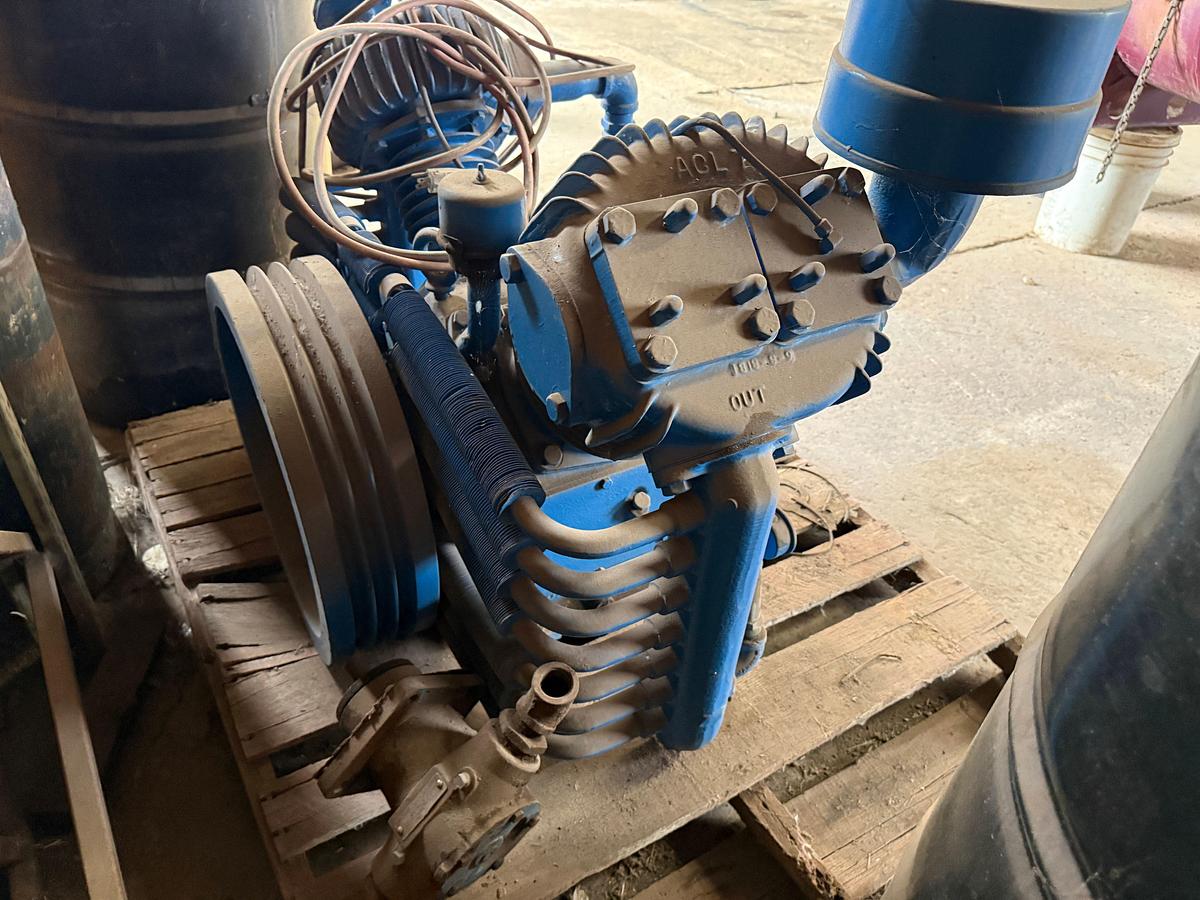 Used GARDNER DENVER RECIPROCATING PISTON AIR COMPRESSOR PUMP