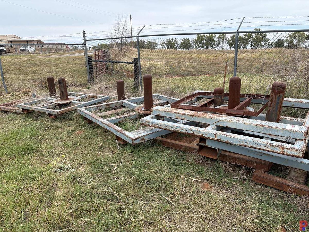 Used (7X$) 7’ X 7’ FRAC VALVE/BOP TRANSPORT SKIDS