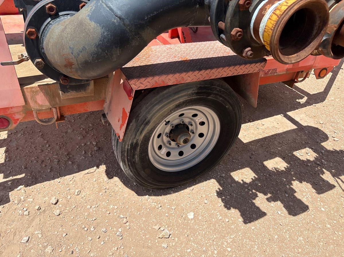 Used 2011 GODWIN PUMPS WATER TRANSFER PUMP MTD ON S/A BUMPER PULL TRAILER