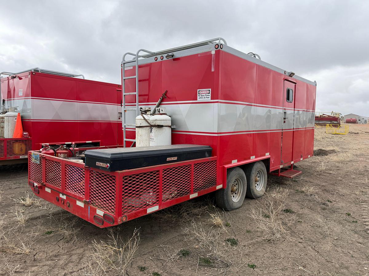 Used 2018 CHAOS METAL WORX 24' GN DOG HOUSE / TOOL TRAILER