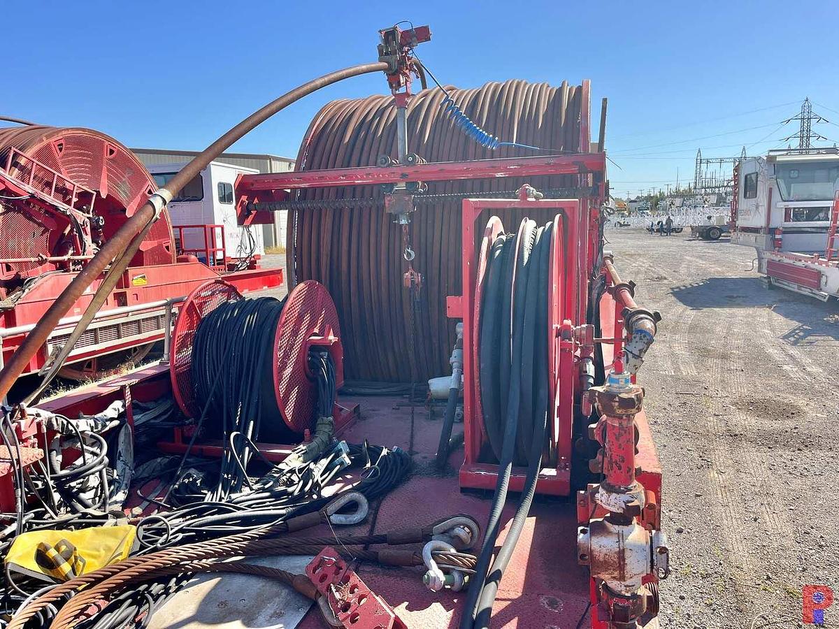 Used 2011 HYDRA RIG 53’ X 11’  4-AXLE COIL TUBING TRAILER