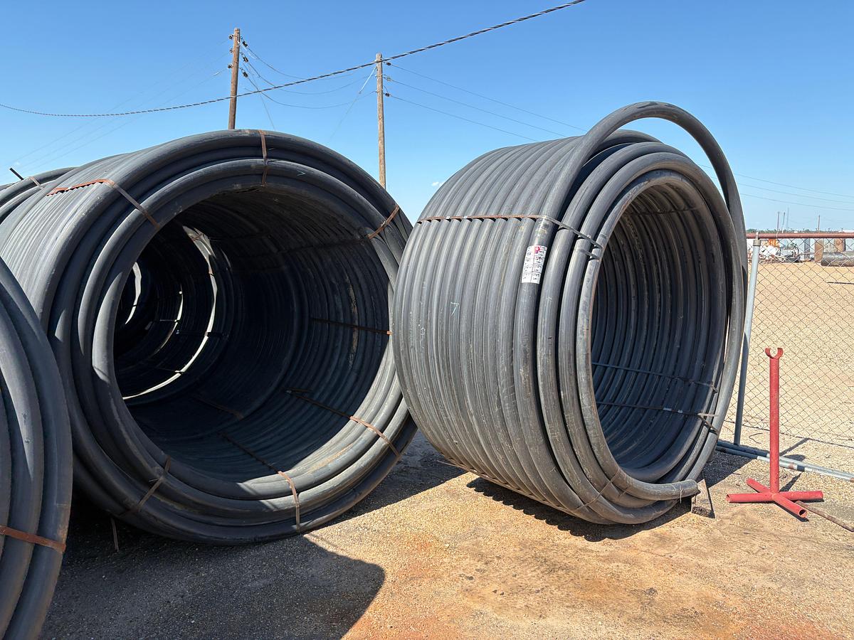 Used 1000’ ROLL OF USED 3” IPS POLY PIPE