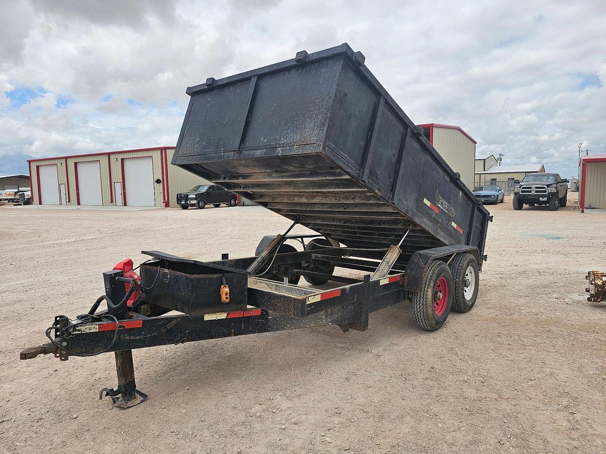 Used Shopbuilt 14' T/A Dump Trailer