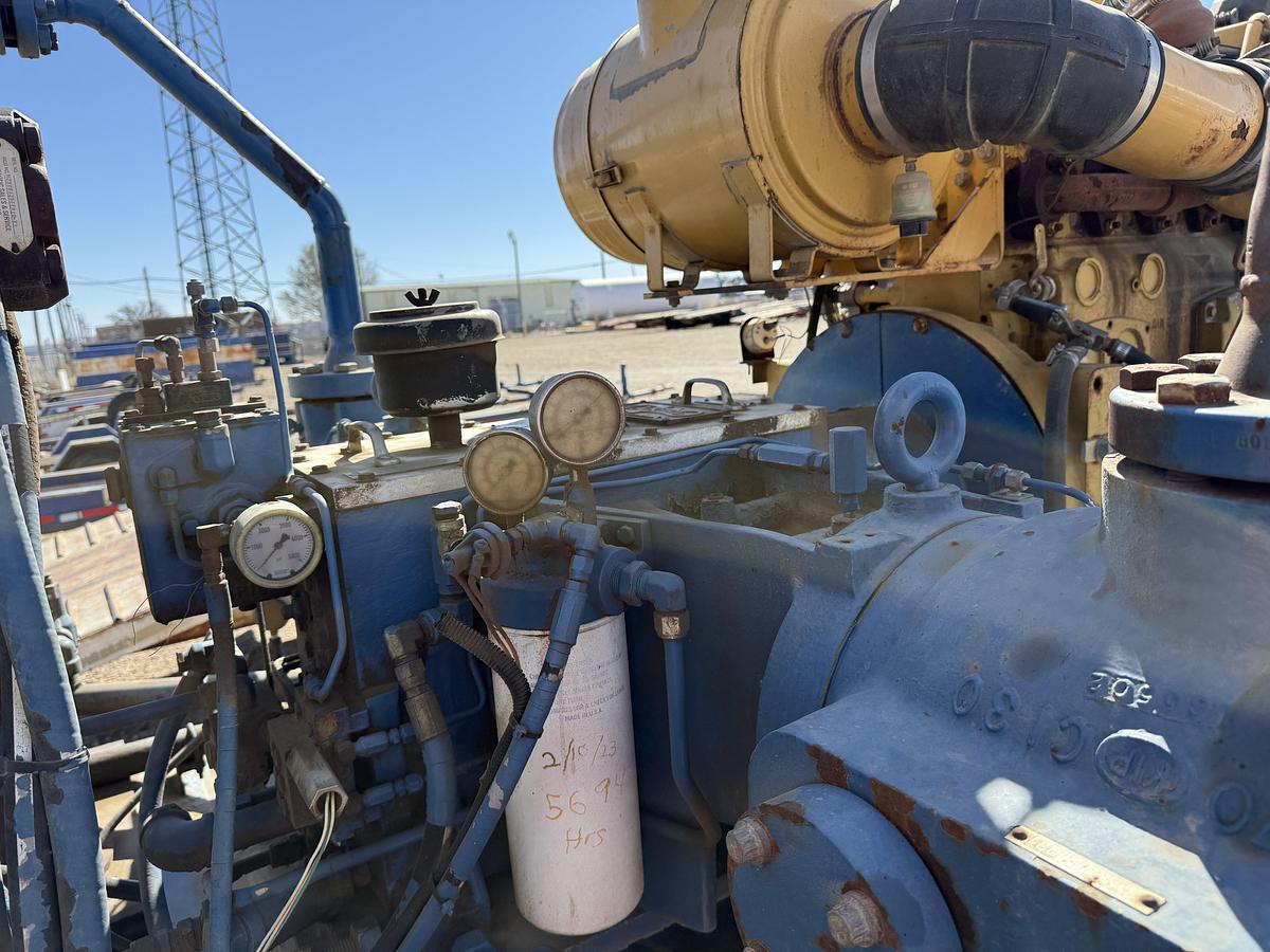 Used 2006 AIR FOAM UNIT P/B (3) CATERPILLAR ENGINES MTD ON PRECISION PUMP & COMPRESSOR T/A DROP DECK TRAILER
