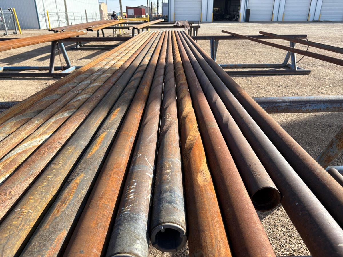 Used 3-3/8”OD X 1-1/2”ID X 29.21’L SPIRAL DRILL COLLAR W/ 2-3/8IF CONNECTIONS