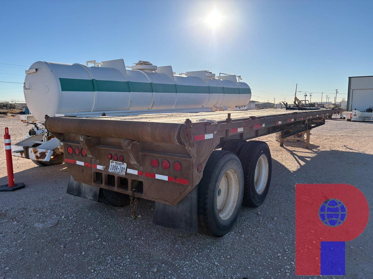 Used SHOPBUILT 40’ X 8’ T/A FLATBED TRAILER