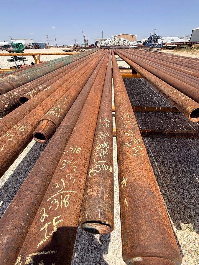 Used 2-7/8 OD x 1-1/16 ID x 31.5 ft. Long Slick Drill Collar w/ 2-3/8 PAC CONN.