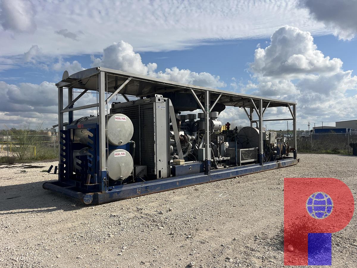 Used OFM 1,000 HP Triplex Well Service Pump P/B CAT C-32