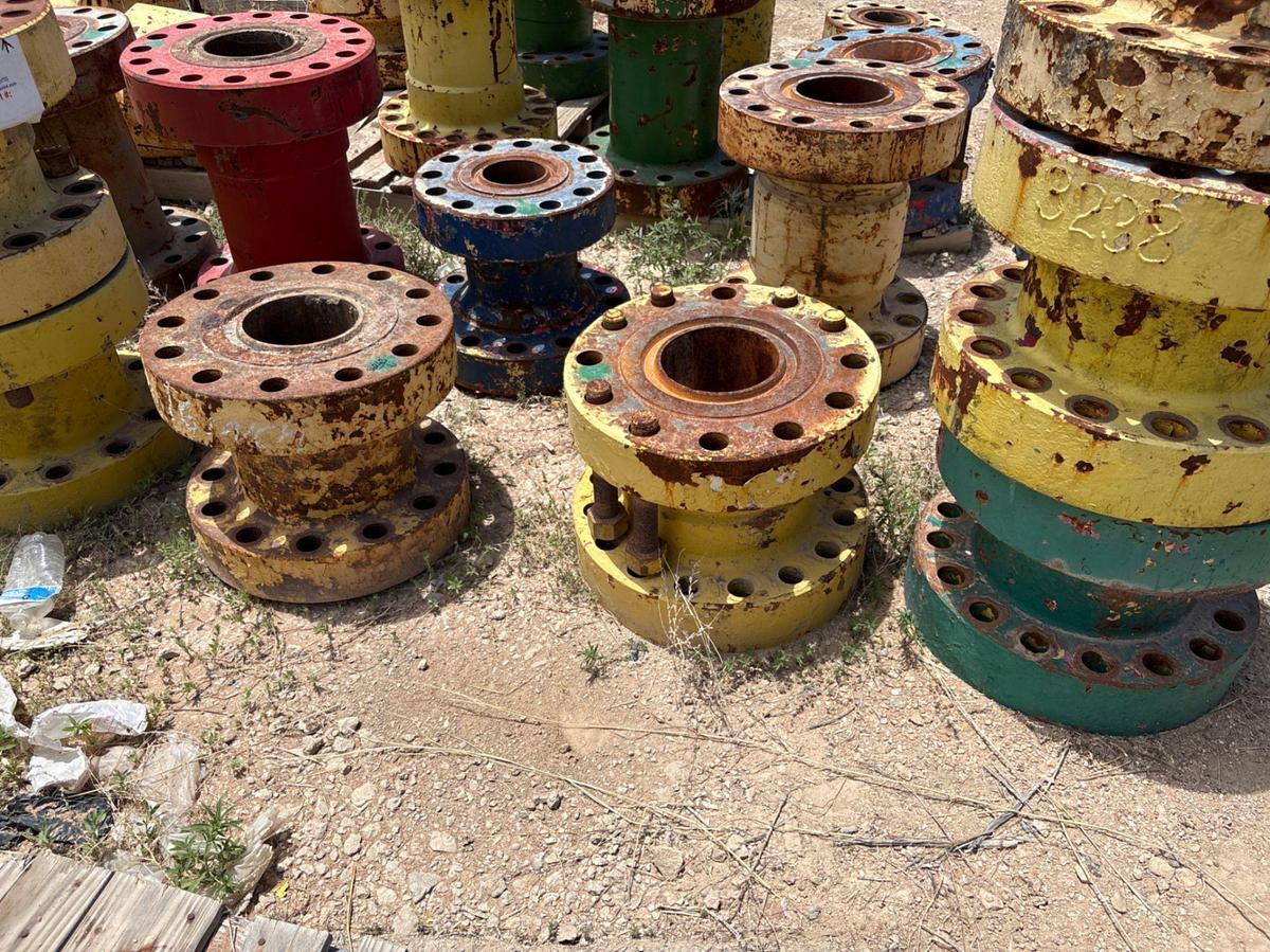 Used (8) 7-1/16” spacer spools