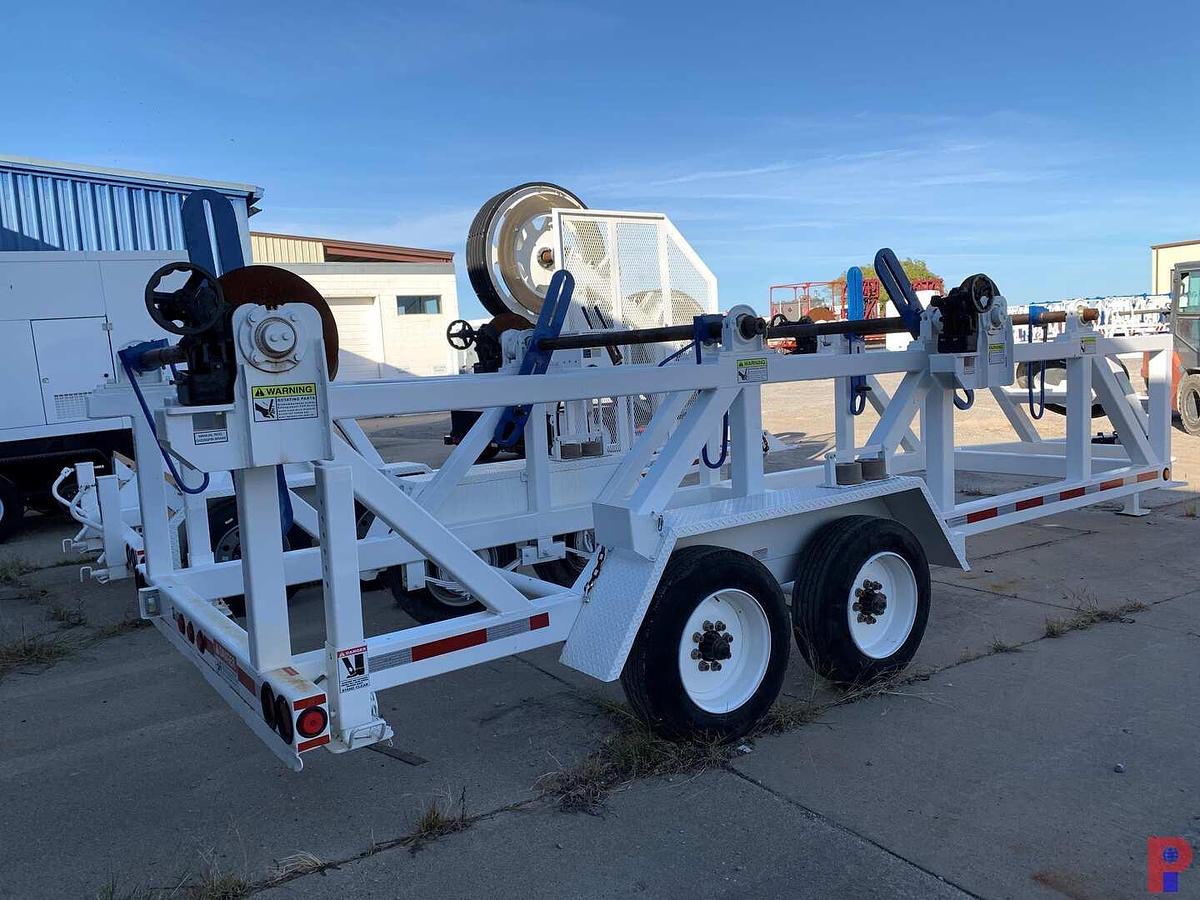 Used 2012 WAGNER SMITH EQUIPMENT CO. 26’ T/A PINTLE HITCH 4 REEL TRAILER