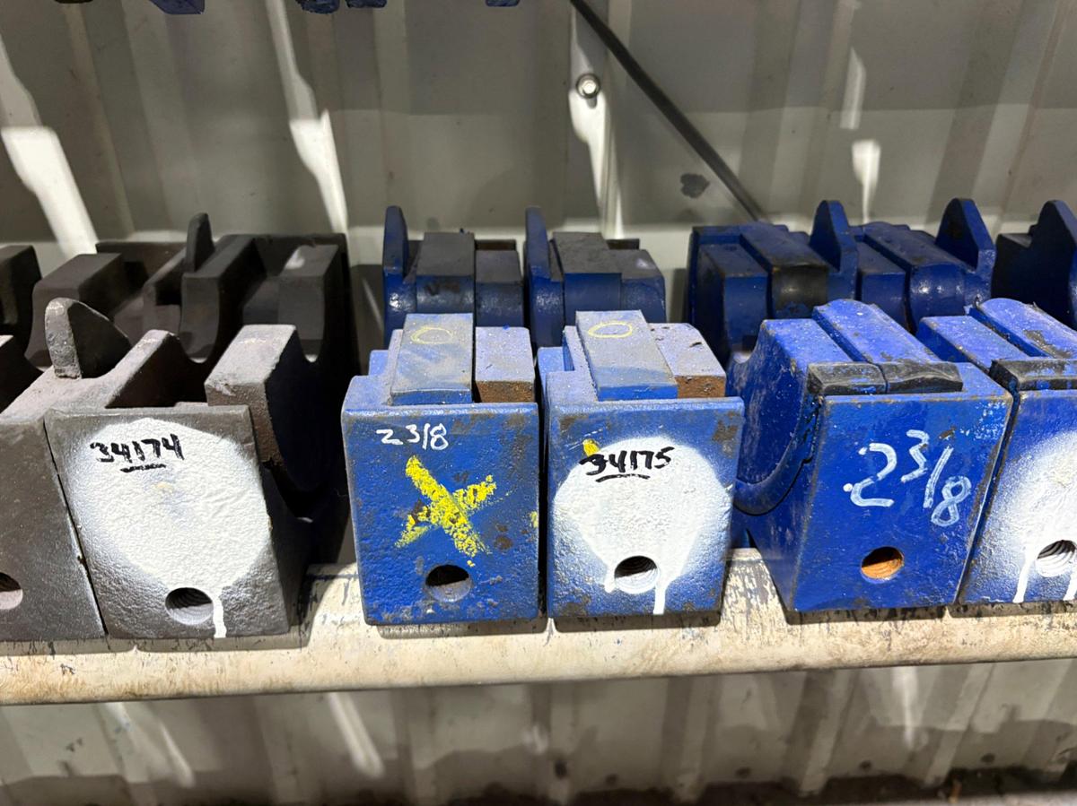 Used SET OF (2) 2-3/8” REEDY BOP PIPE RAMS