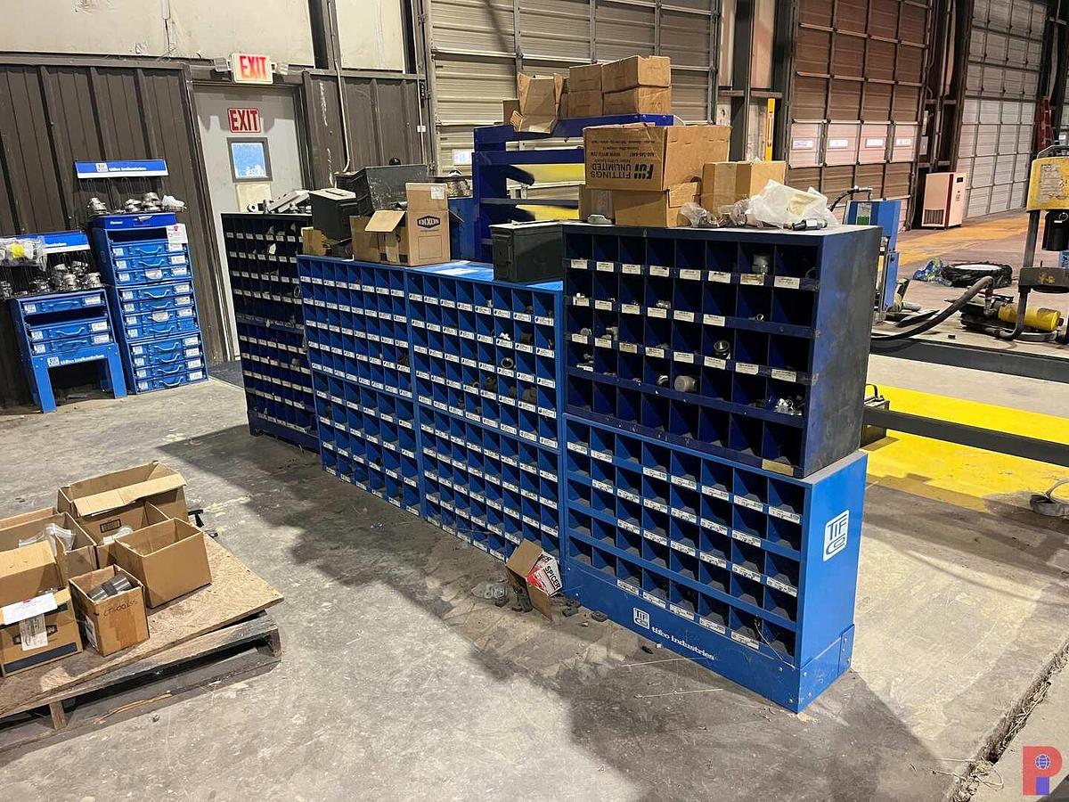 Used PARKER HYDRAULIC HOSE BUILDING MACHINE W/ SUPPLIES