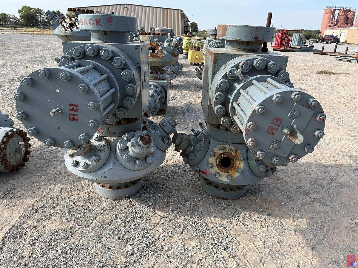 Used (2 X $) 7-1/16” 15K WP HYDRAULIC FRAC VALVES & 6-PORT 4-1/16” GOAT HEAD