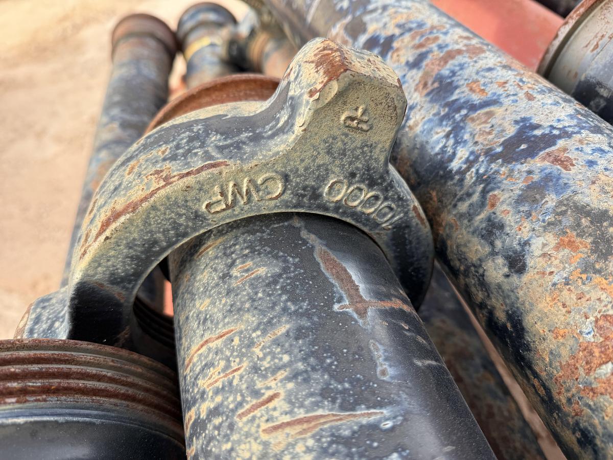 Used (16 X $) (13) 4” X 20’L & (3) 10’ L FIG 1002 10K WP FLOW IRON