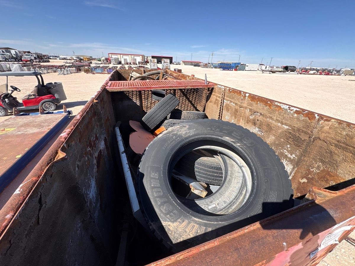 Used 18’ X 6’ X 6’ 2-COMPARTMENT OPEN TOP TANK