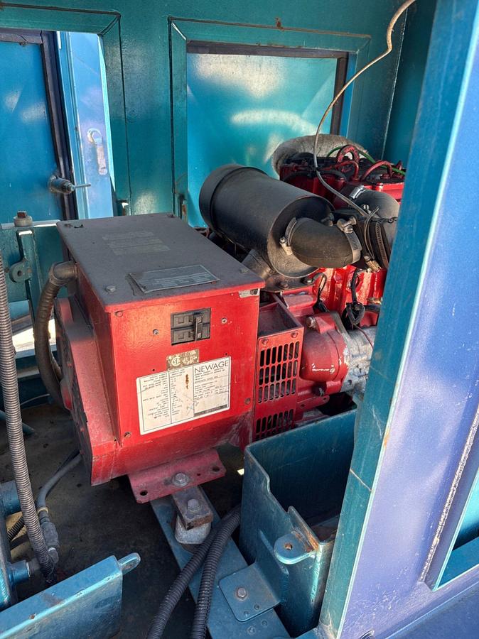 Used Newage 11KW GENERATOR p/b: Lister 2-cylinder diesel engine