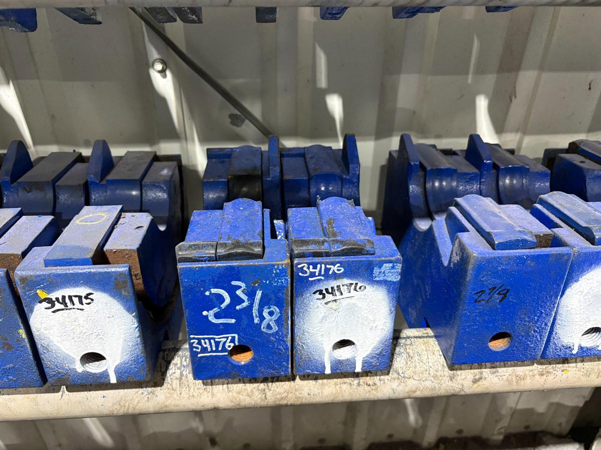 Used SET OF (2) 2-3/8” REEDY BOP PIPE RAMS