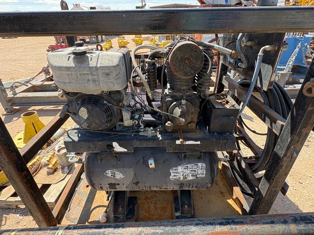 Used Bearing service & supply 5’ x 3.5’ pneumatic grease injection skid w/ lubricator