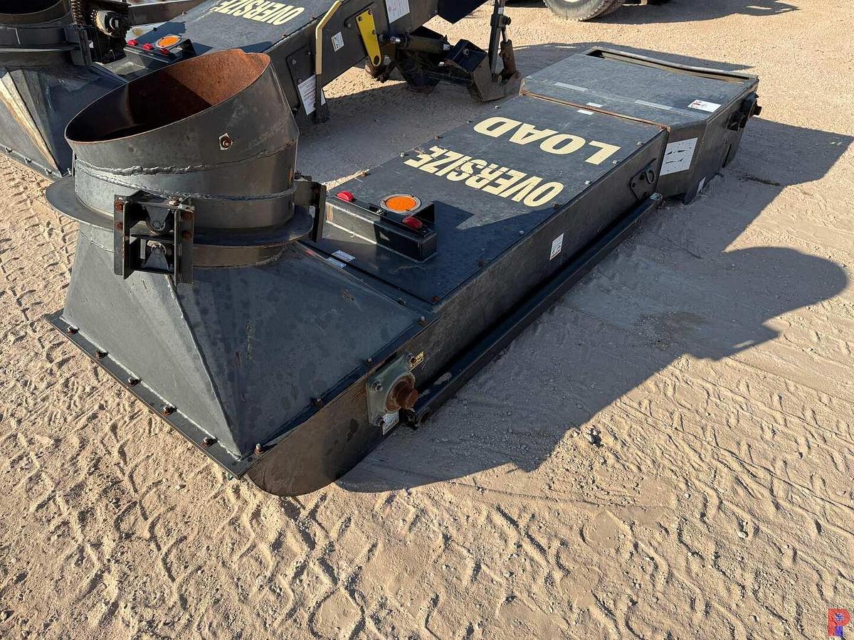 Used (2) 11’ X 3’ HYDRAULIC TILT CONVEYORS, (3) 22’ X 32” CONVEYOR TROUGHS & (2) EXTENSIONS F/ SAND KING