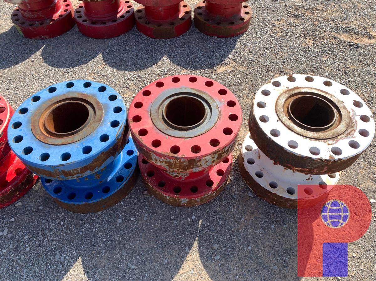 Used (3) 7-1/16” X 16” (3) 7-1/16” X 17-3/4”  15K TO 10K ADAPTOR SPOOL