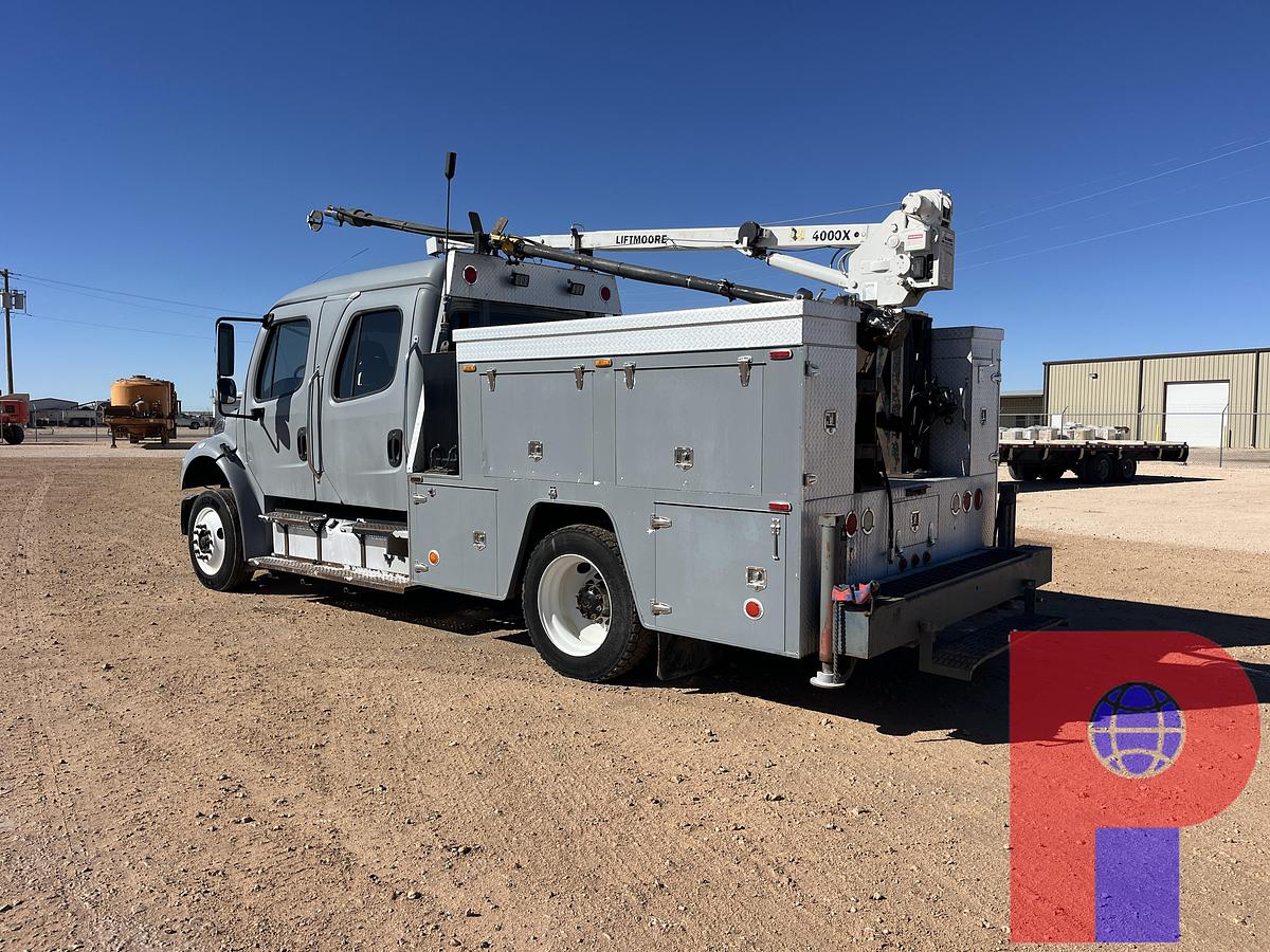 Used 2015 FREIGHTLINER M2 106 S/A CREW CAB SLICK LINE TRUCK