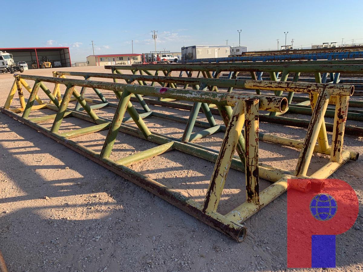 Used (2X$) 28’ X 42” TRIANGLE PIPE RACKS