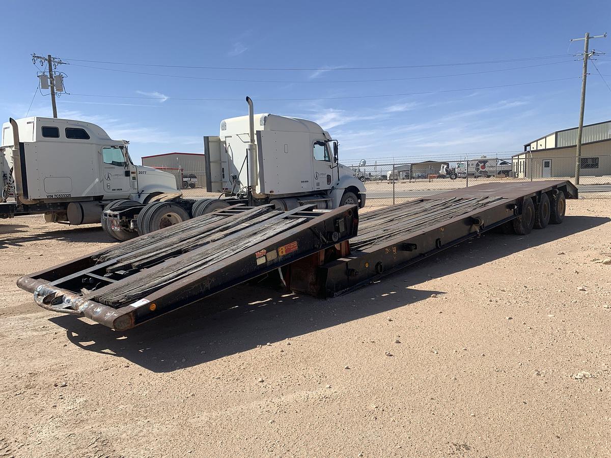 Used 1981 AMC LB-50-3-FG 46’ X 8’ 3-AXLE SCISSORNECK TRAILER