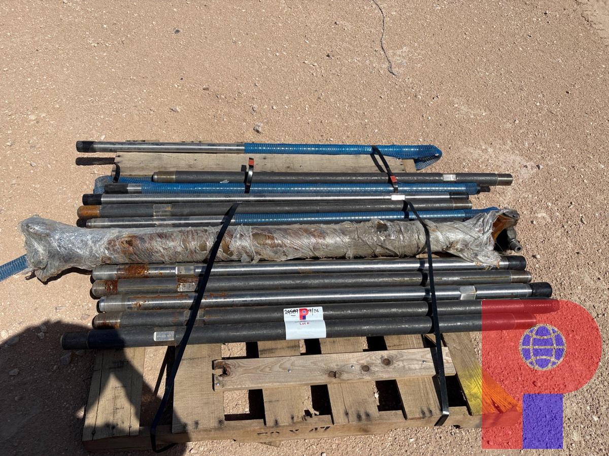 Used PALLET OF (12) WEIR SPM SINKER BARS & (1) 5’L DRIVE SHAFT