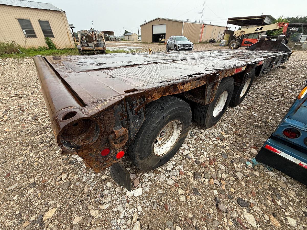 Used 1981 LUFKIN  34' X 96" 3-AXLE NARROW NECK LOWBOY TRAILER