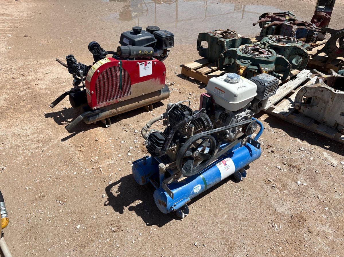 Used (1) Puma & (1) North Star gas powered air compressors