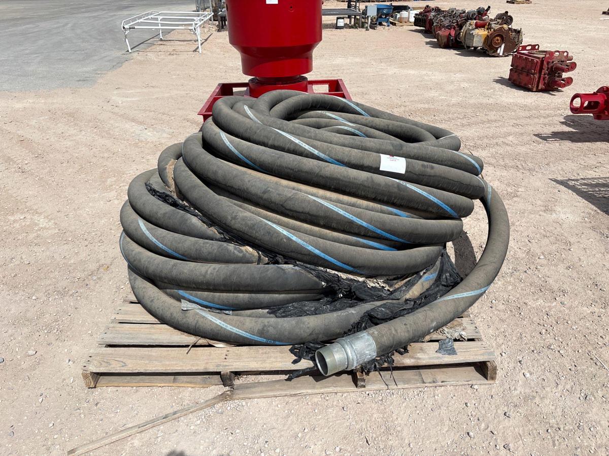 Used Pallet of 4” 500psi multi purpose oil discharge hose