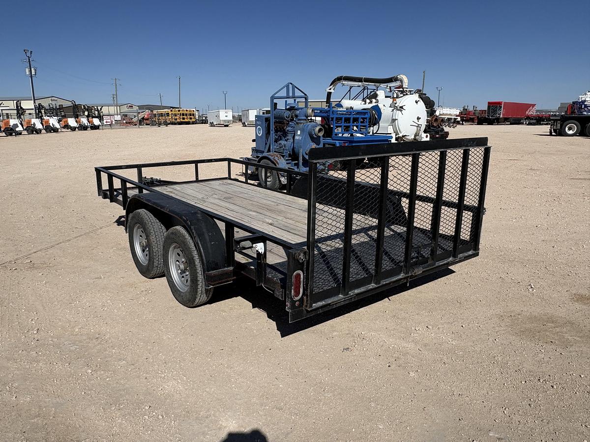Used 2021 14’ x 6.5’ T/A BUMPER PULL UTILITY TRAILER
