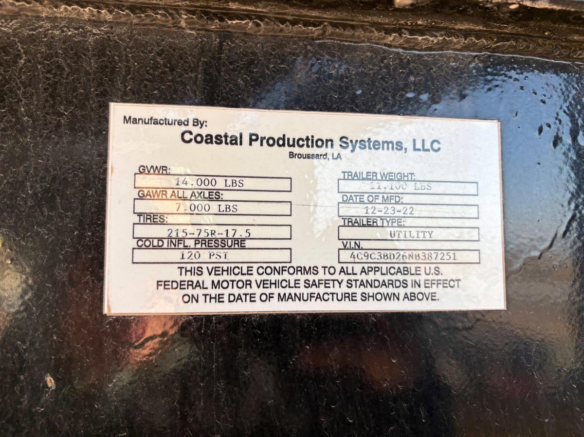 Used 2022 COASTAL T/A GOOSENECK 760HP WATER TRANSFER PUMP