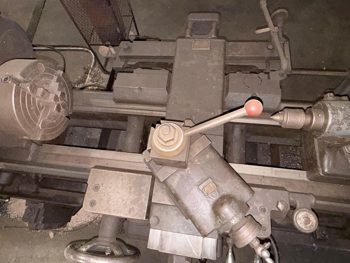 Used 1942 REED-PRENTICE CORP. 14” SLIDING GEAR HEAD HORIZONTAL LATHE