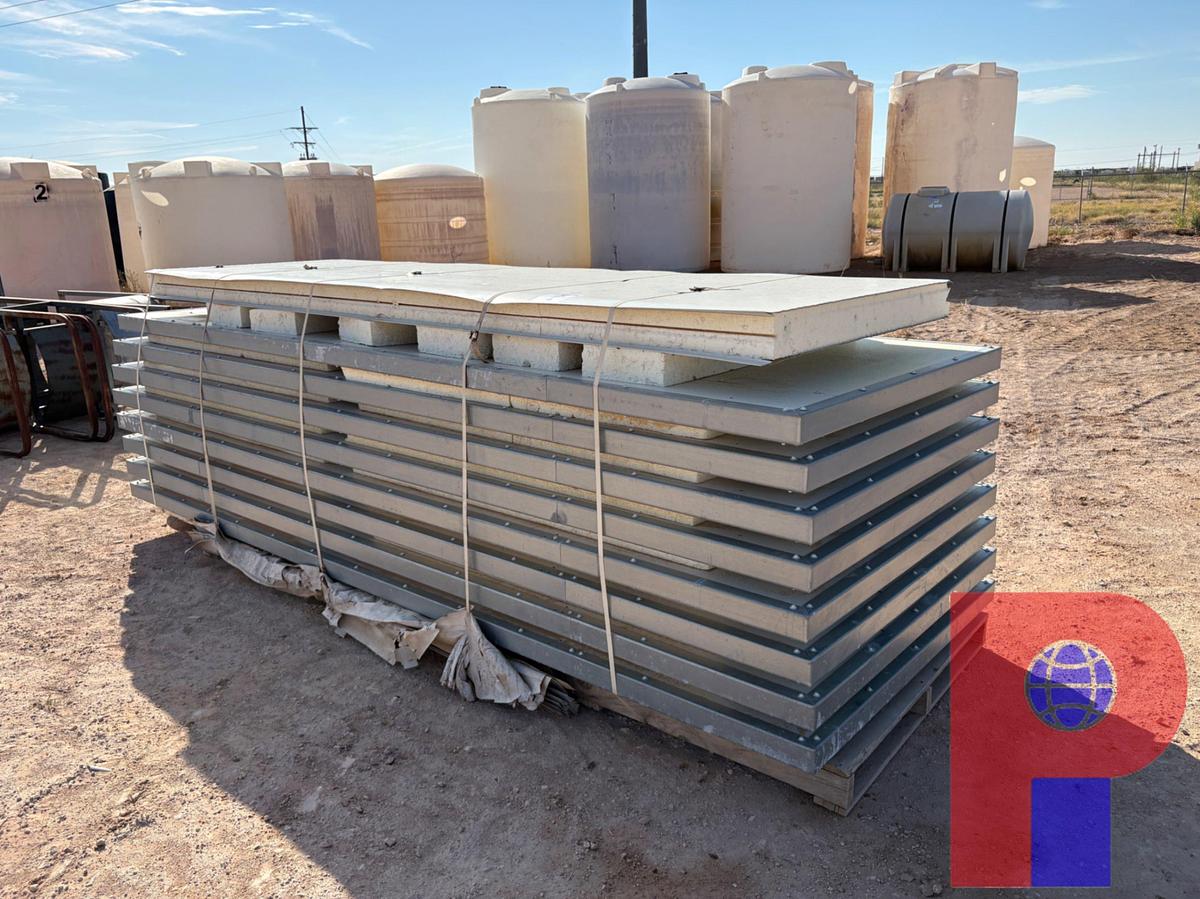 Used (9) 13’ X 4.5’ X 3” INSULATED PANELS