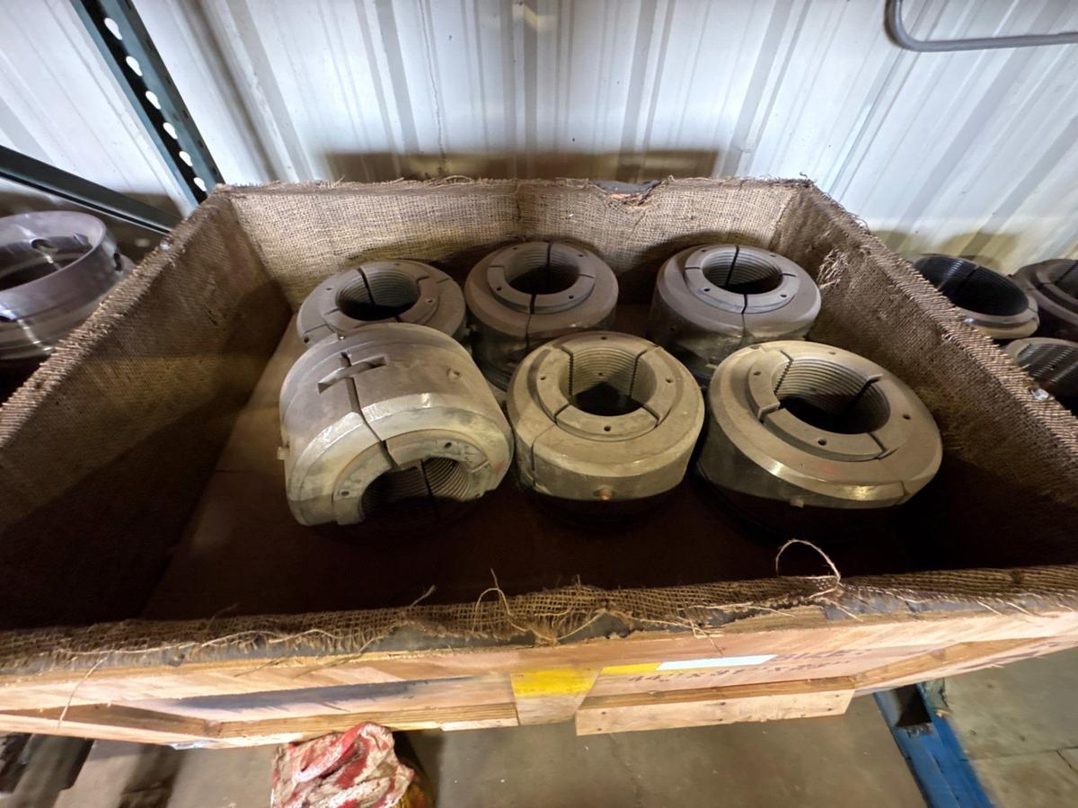 Used Crate of (12) assorted C22 casing slips
