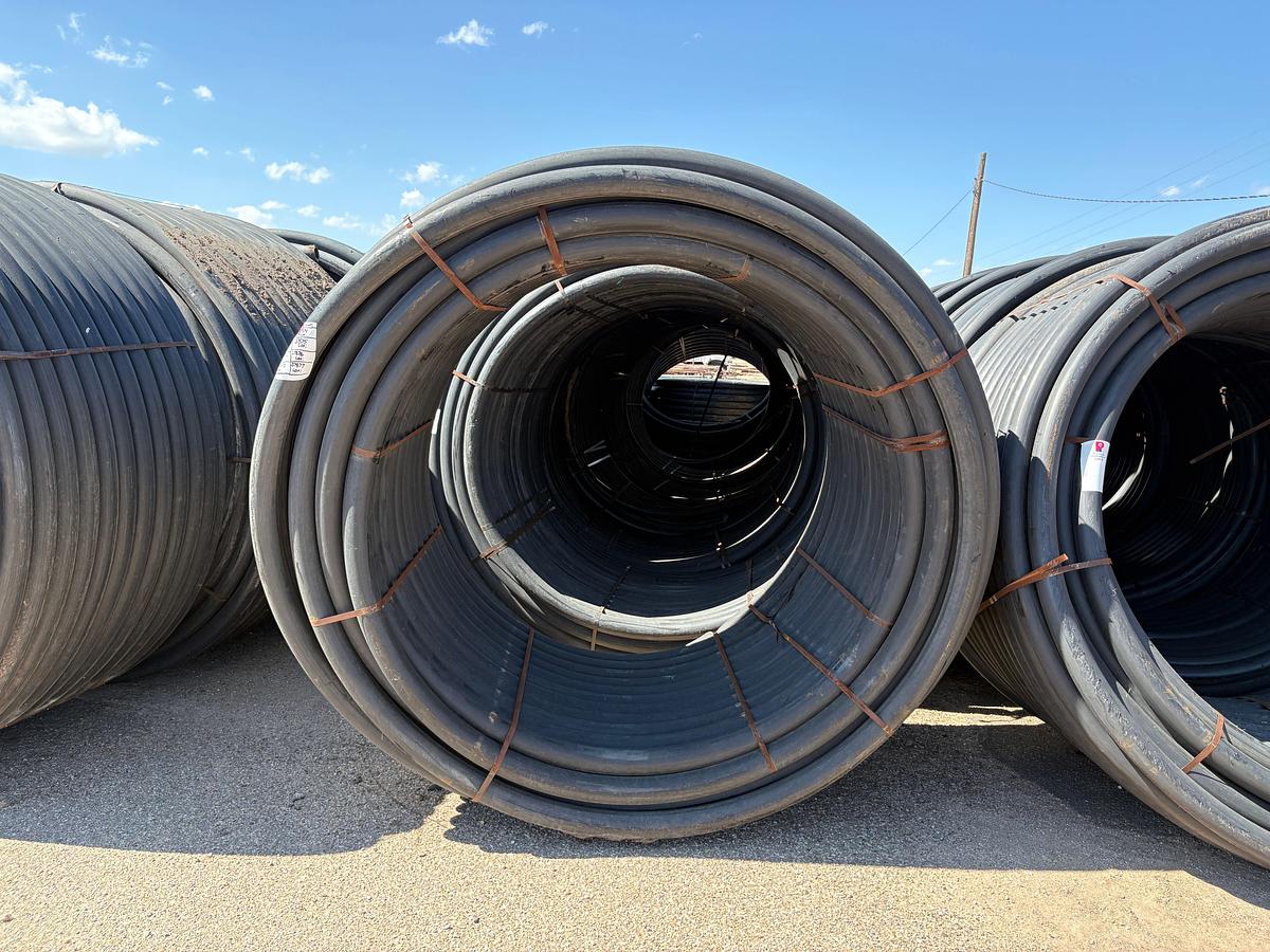 Used 1000’ ROLL OF USED 3” IPS POLY PIPE